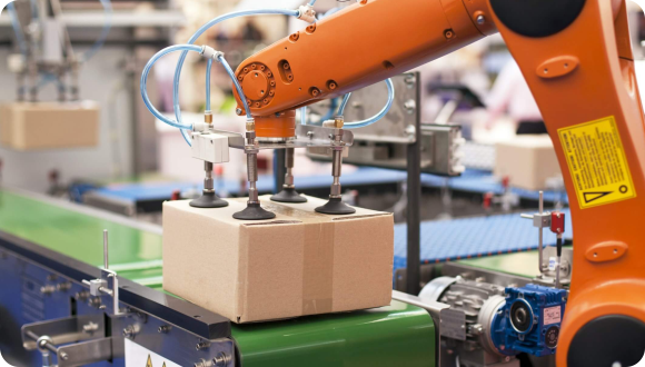 Robotics arm and safety system in action
