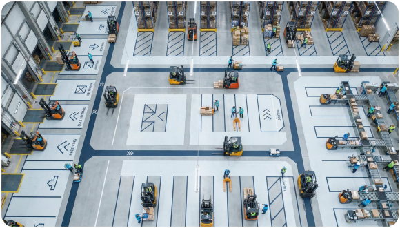 Digital plant layout with workflow