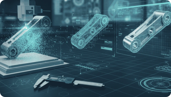 3D scanning of existing gear with CAD reconstruction