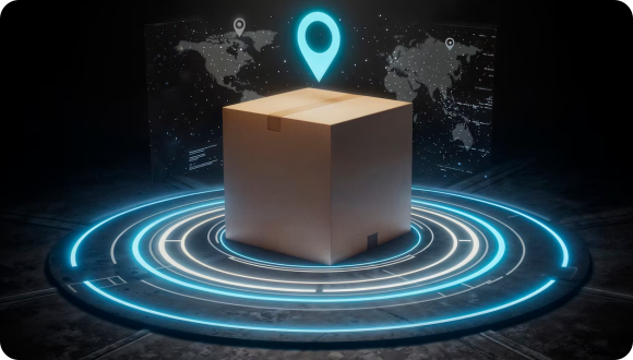 Live shipment tracking interface